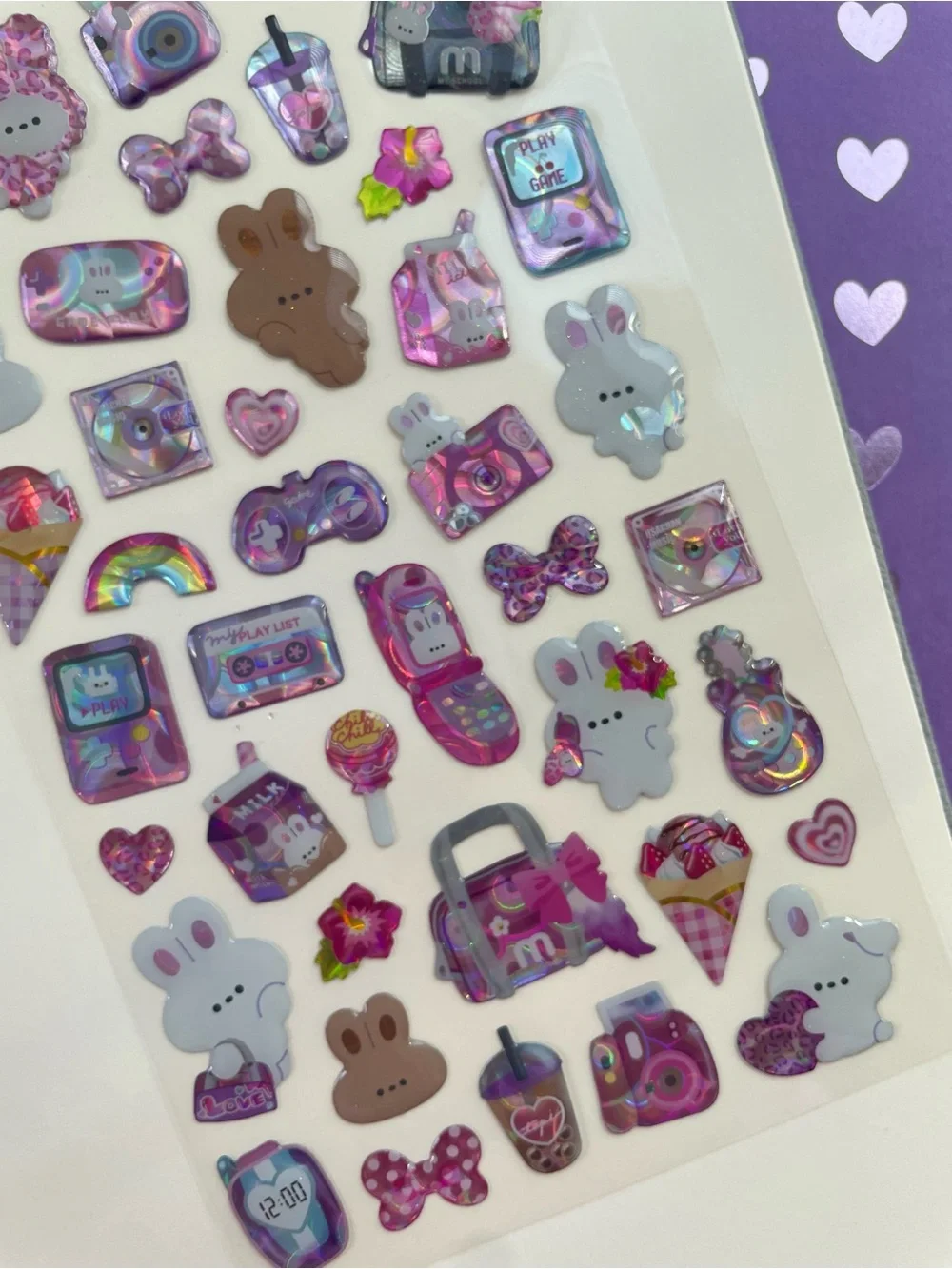 Cute bunny rabbit stickers